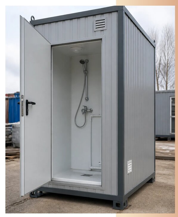 Модульные душевые купить в Рязани по цене от 154020 р. | БытовкаПрофи-Рзн